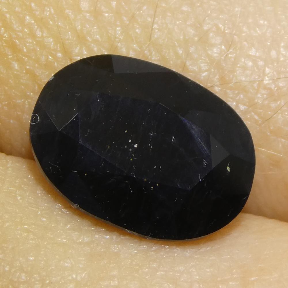 4.96ct Ovaler Blauer Saphir aus Australien im Angebot 6