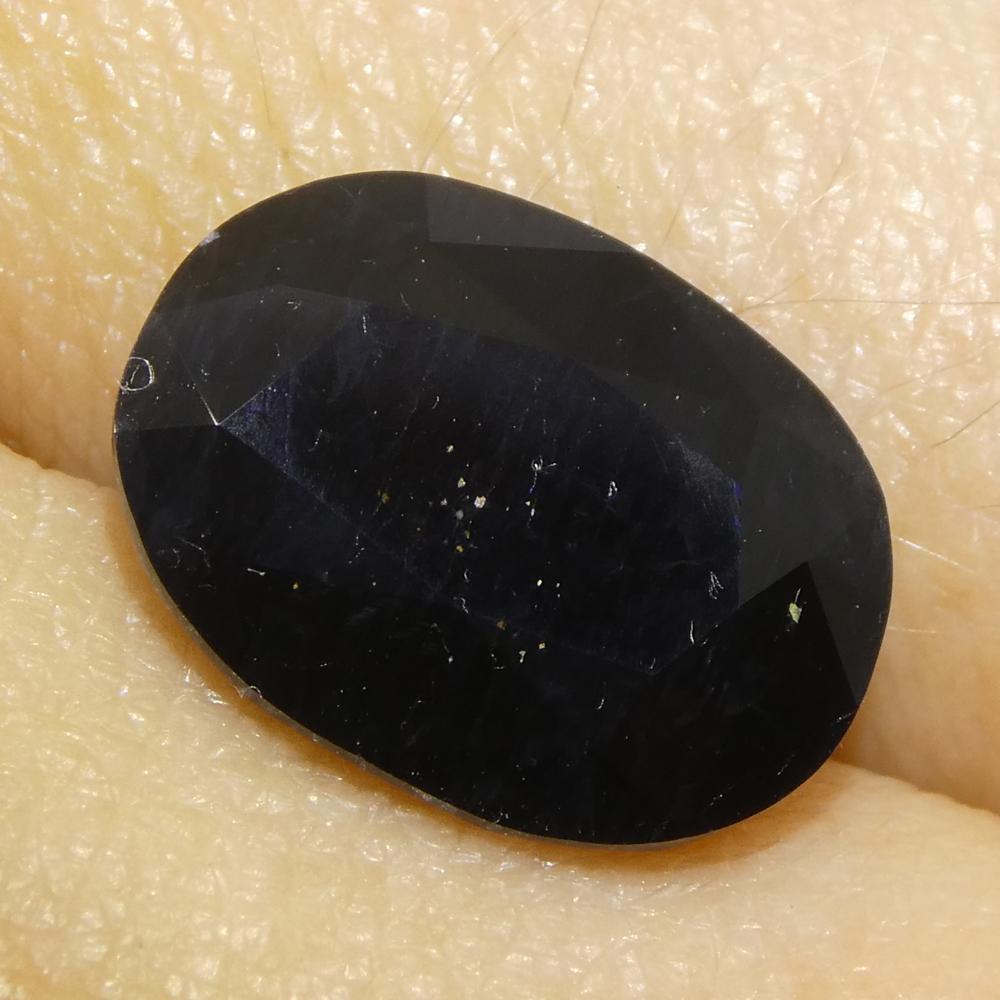 4.96ct Ovaler Blauer Saphir aus Australien im Angebot 7