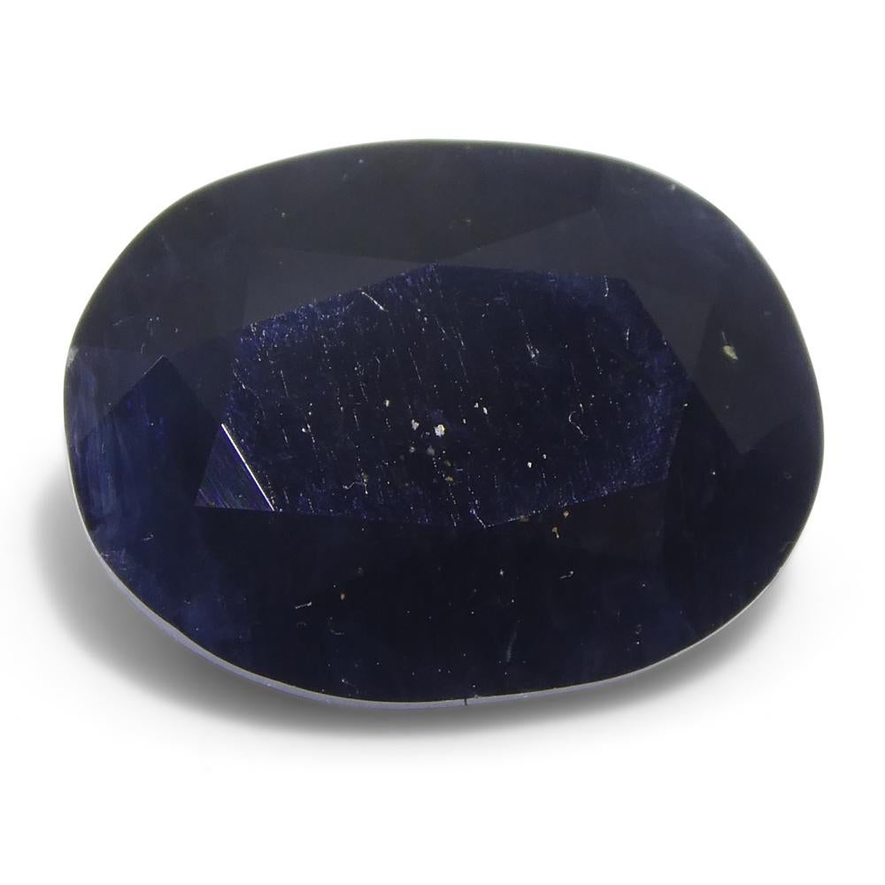 4.96ct Ovaler Blauer Saphir aus Australien im Zustand „Neu“ im Angebot in Toronto, Ontario