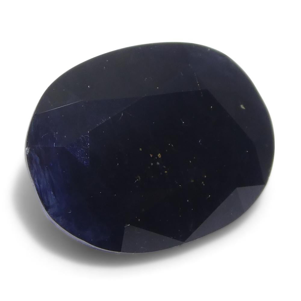 4.96ct Ovaler Blauer Saphir aus Australien im Angebot 1