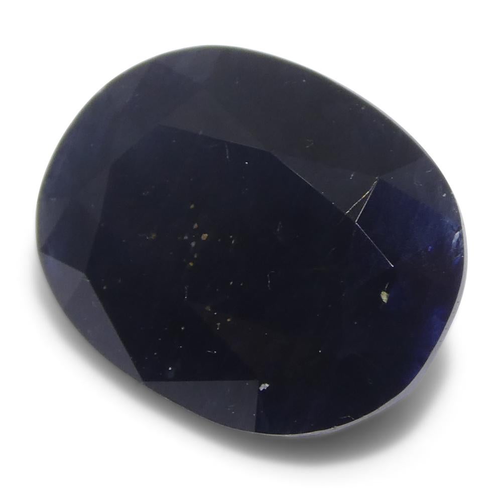 4.96ct Ovaler Blauer Saphir aus Australien im Angebot 3