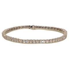 4,98 Karat Tennisarmband, FG VS Diamanten 2,80 mm in Weißgold