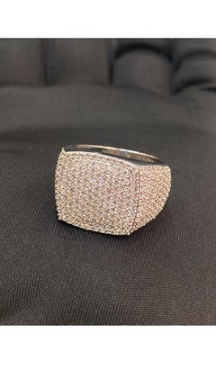 4.99 Carats Round Brillant Diamonds Hip Hop Men’s Ring