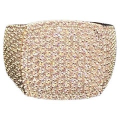 4.99 Carats Round Brillant Diamonds Hip Hop Men’s Ring