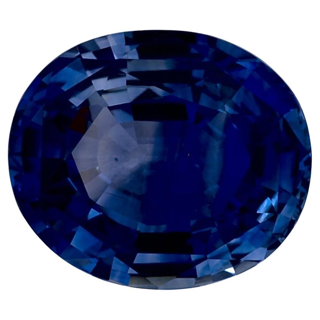 4.99 qt Zafiro Azul Oval Gema Suelta