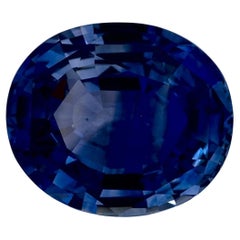 4.99 Ct Blue Sapphire Oval Loose Gemstone