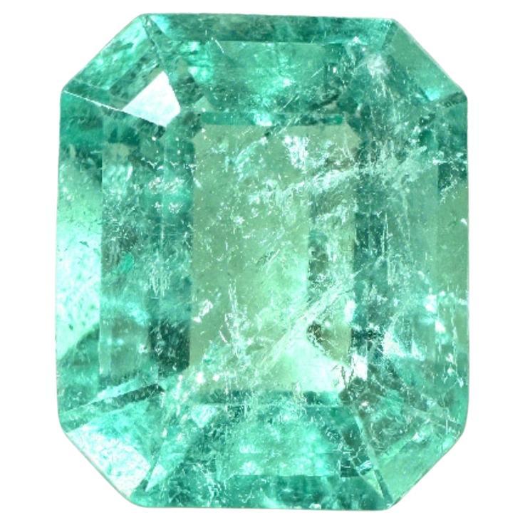 4.99ct Colombian Emerald 11.5x9.6mm Bright Green Genuine May Birthstone Gem