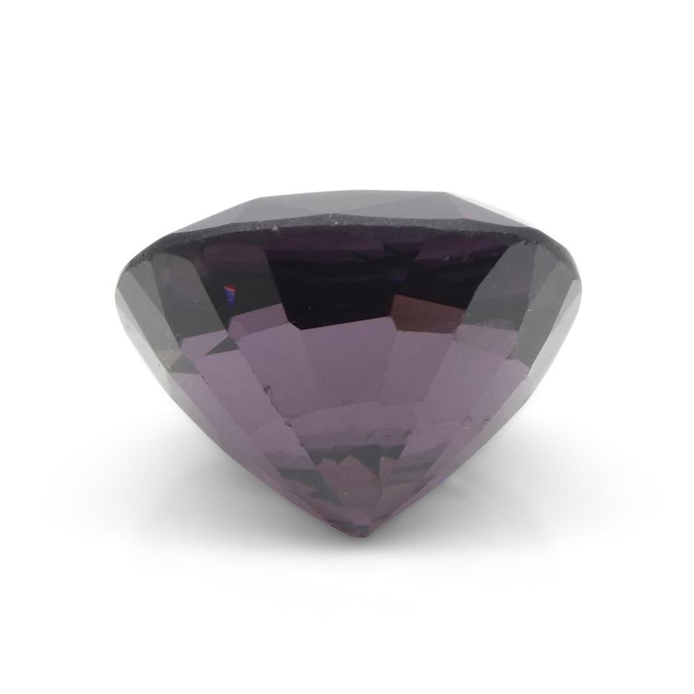 4,99ct Spinello viola rossastro rettangolare a cuscino dalla Birmania in vendita 7