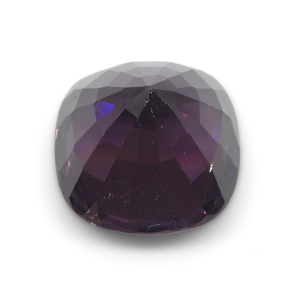 4,99ct Spinello viola rossastro rettangolare a cuscino dalla Birmania in vendita 8