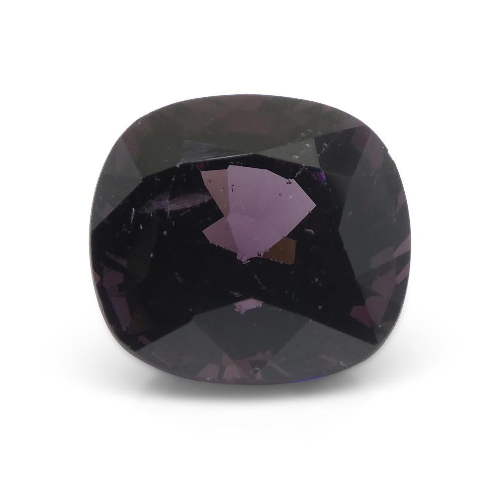 4,99ct Spinello viola rossastro rettangolare a cuscino dalla Birmania In condizioni Nuovo in vendita a Toronto, Ontario