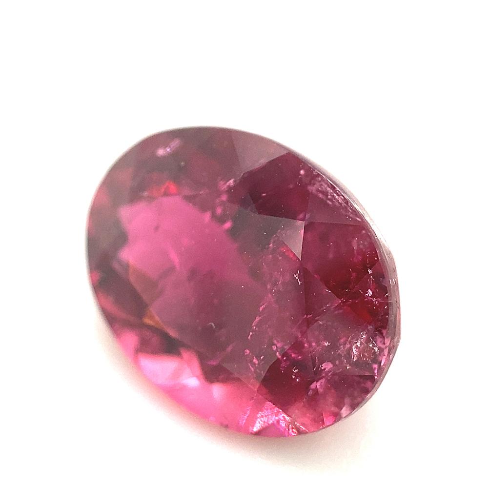 Oval Cut 4.9ct Oval Pink Tourmaline from Brazil For Sale