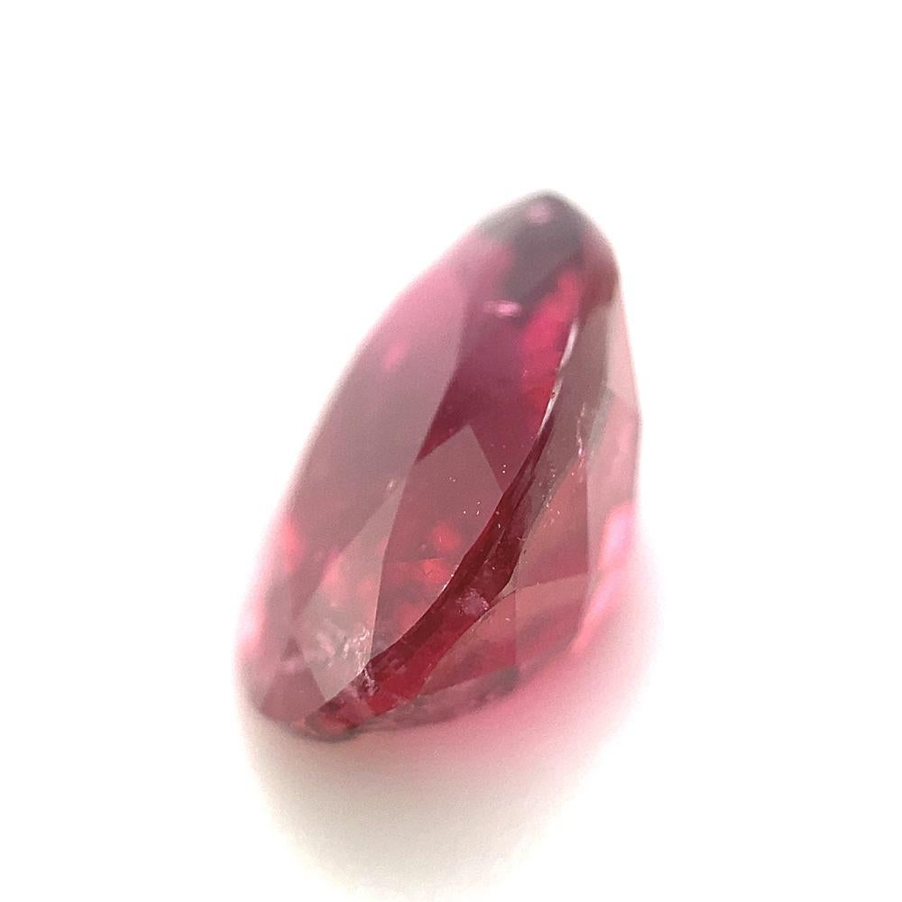 Women's or Men's 4.9ct Oval Pink Tourmaline from Brazil For Sale