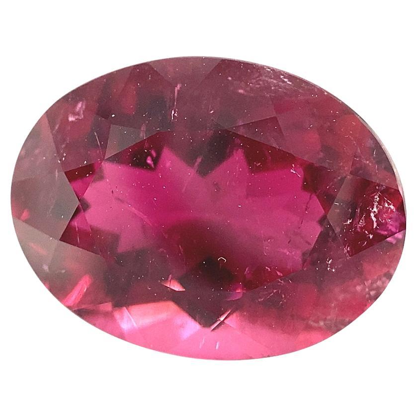 4.9ct Oval Pink Tourmaline from Brazil For Sale