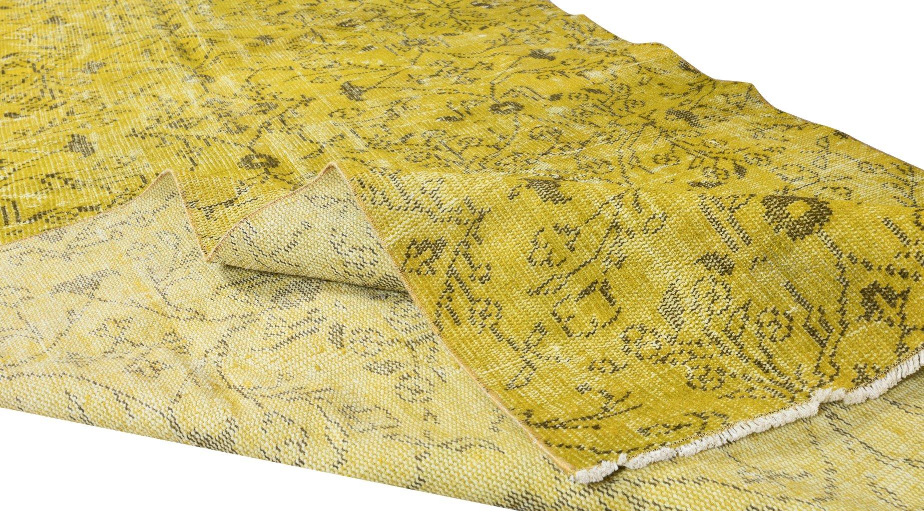 Moderne Tapis en laine de Turquie 4,9x9,4 m surteint en jaune pour la décoration moderne de la maison et du bureau en vente
