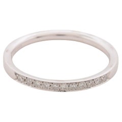 Anello con diamante 4℃ in oro bianco