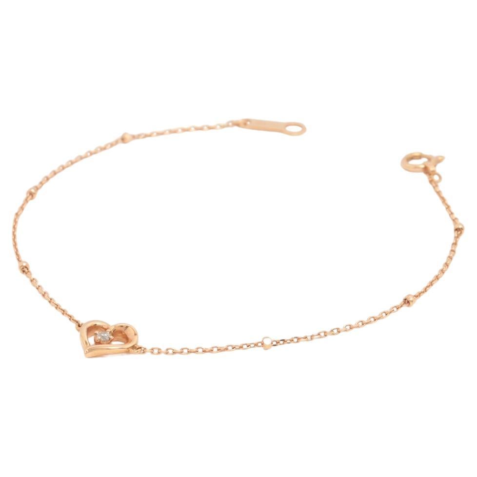 4℃ Heart Diamond Bracelet