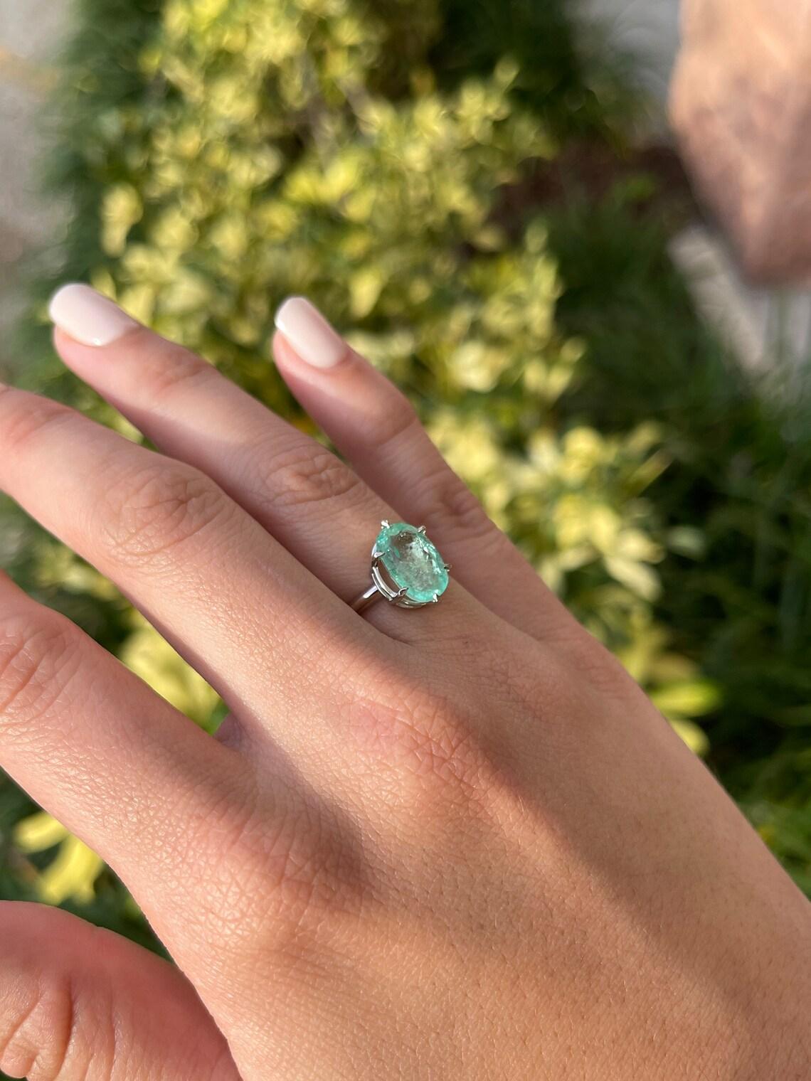 4ct emerald ring