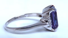 Anello con diamanti Alexanderite 4ct Lab in oro 10kt 16511*