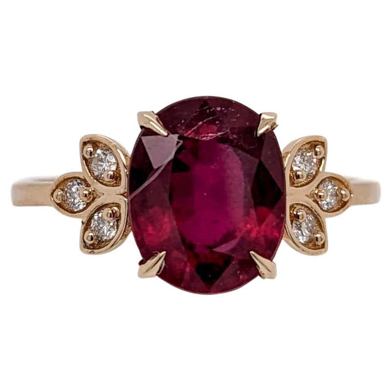 Double Snake Ring w Ruby and Diamond Accents in 14K Dual Yellow and ...