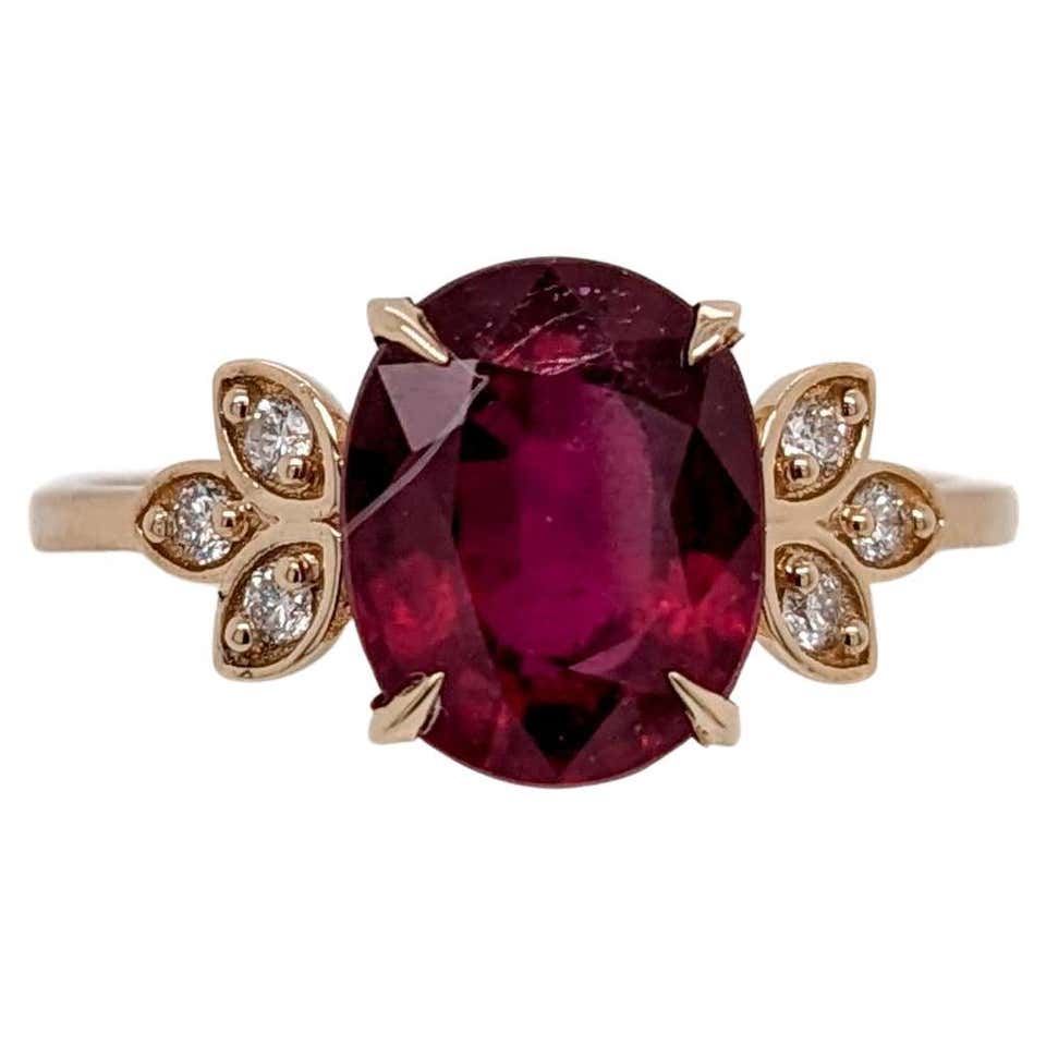 Double Snake Ring w Ruby and Diamond Accents in 14K Dual Yellow and ...