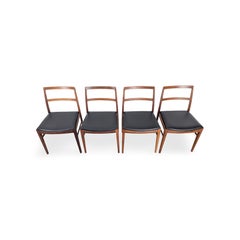 Lot de 4 chaises Arne Vodder, modèle 430, en palissandre de Sibast, 1960