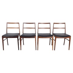 Lot de 4 chaises Arne Vodder, modèle 430, en palissandre de Sibast, 1960