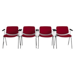4er Set Castelli Stuhl Giancarlo Piretti Armlehnstuhl Vintage