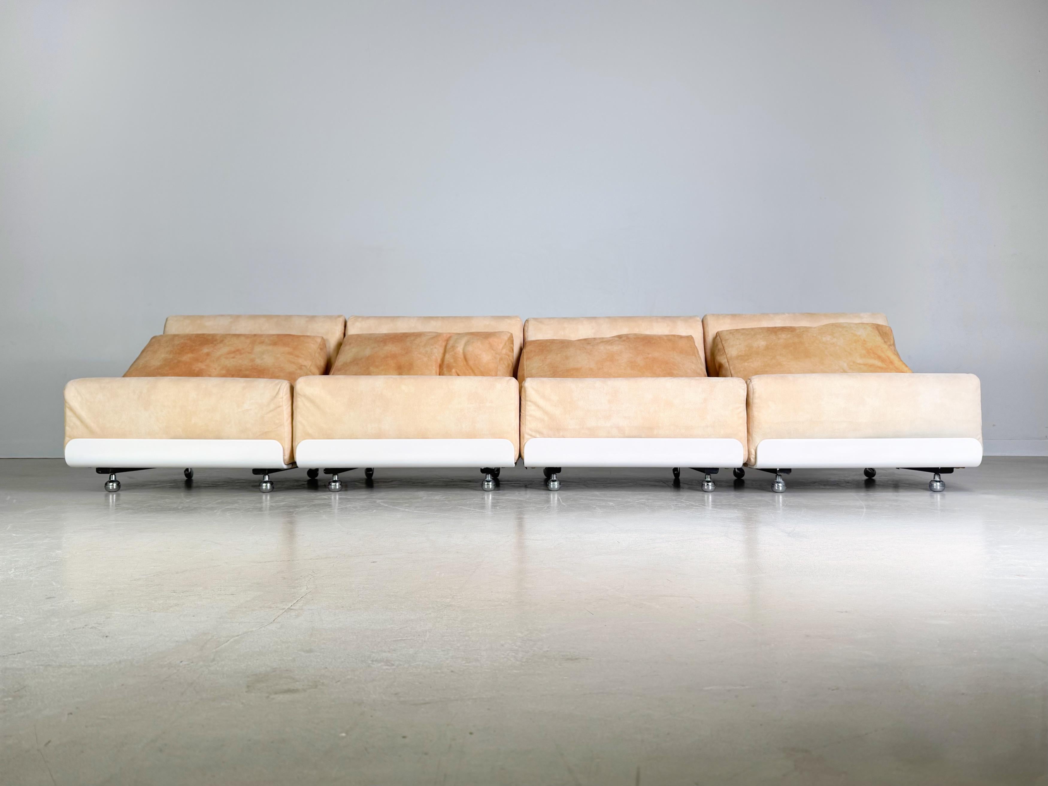 Contreplaqué 4er Set COR Orbis Module Sofa Midcentury Luigi Colani Space Age en vente