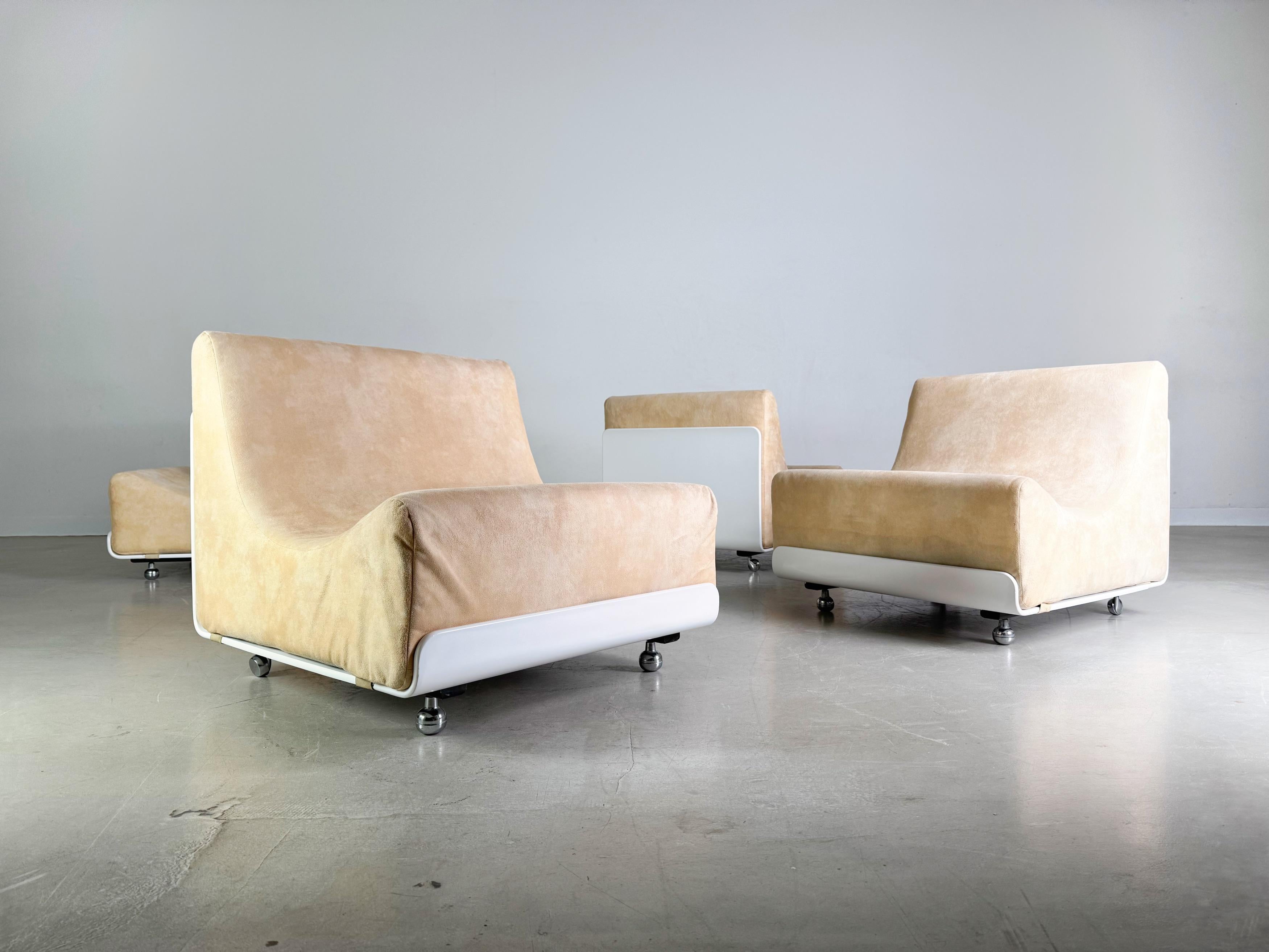 Allemand 4er Set COR Orbis Module Sofa Midcentury Luigi Colani Space Age en vente