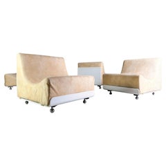 4er Set COR Orbis Midcentury Sofa Module Luigi Colani Space Age