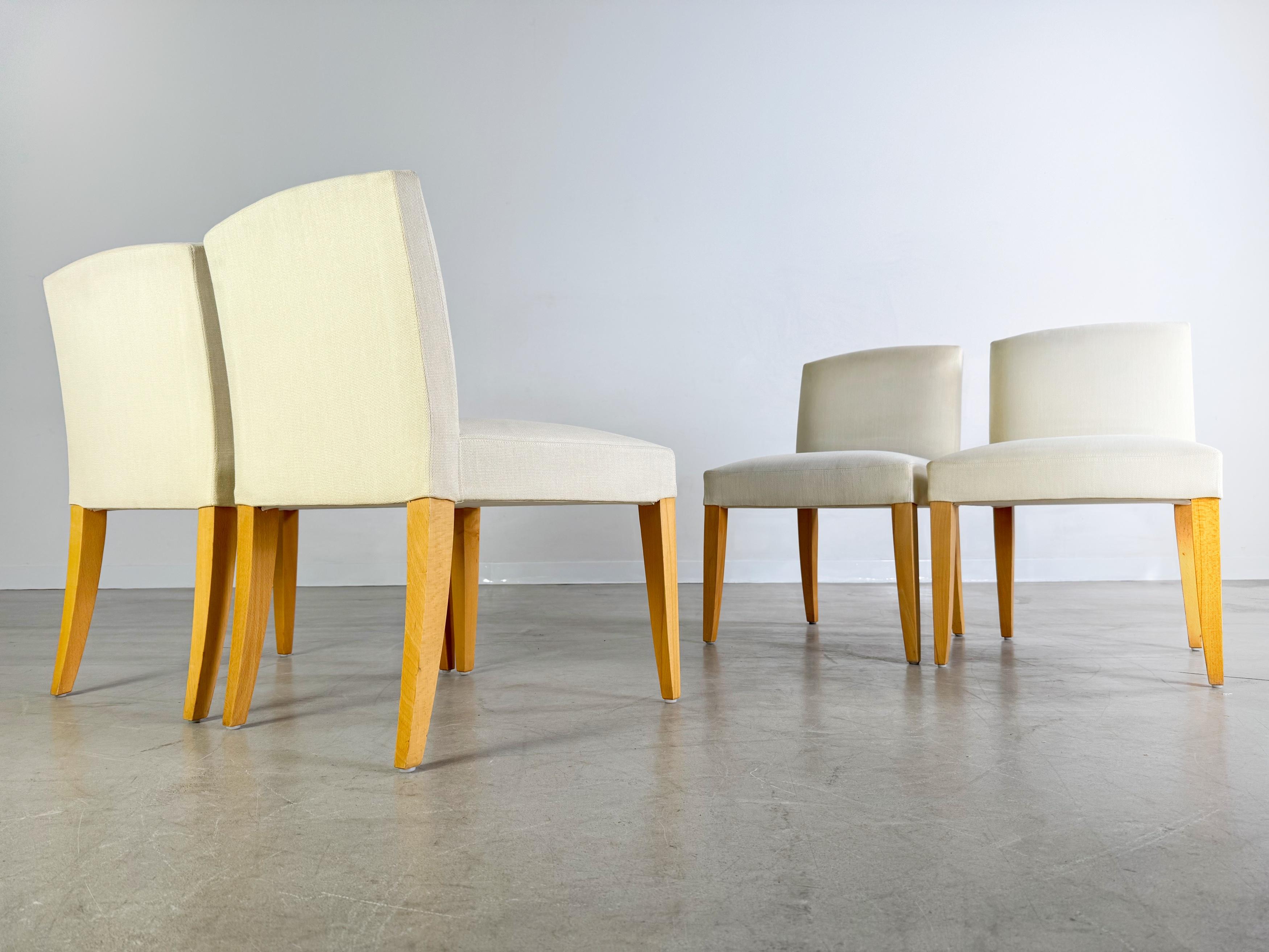 XXIe siècle et contemporain 4er Set Design Stühle Gaston y Daniela Niza Polsterstuhl selten en vente