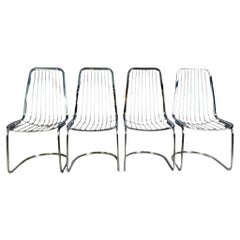 4er Set Gastone Rinaldi Stühle Vintage Design Flynn Italien 1970 4er Set Gastone Rinaldi Stühle Vintage Design Flynn Italien 1970