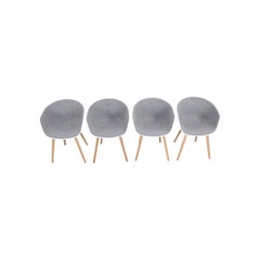 Set da 4 poltrone Hay AAC 23 con braccioli, design Hee Welling, grigio