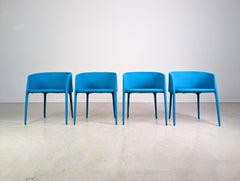 4er Set MDF Italia Achille Armchair Jean Marie Massaud Design Stuhl