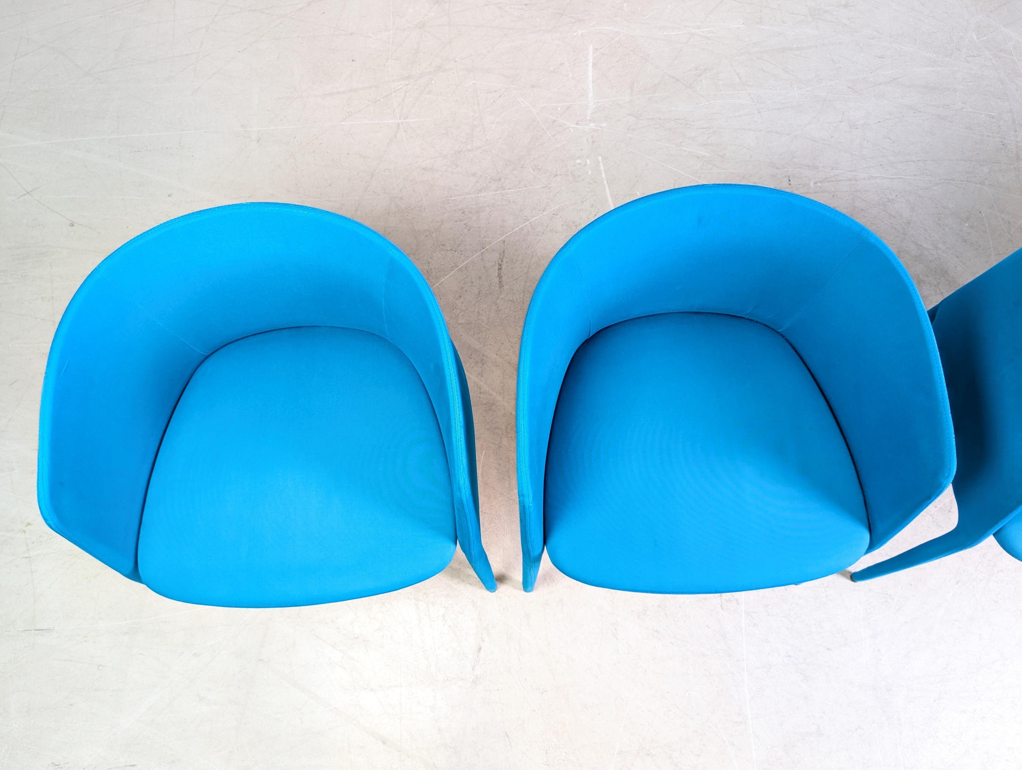 4er Set MDF Italia Achille Sillón Jean-Marie Massaud Design Stuhl Italiano en venta