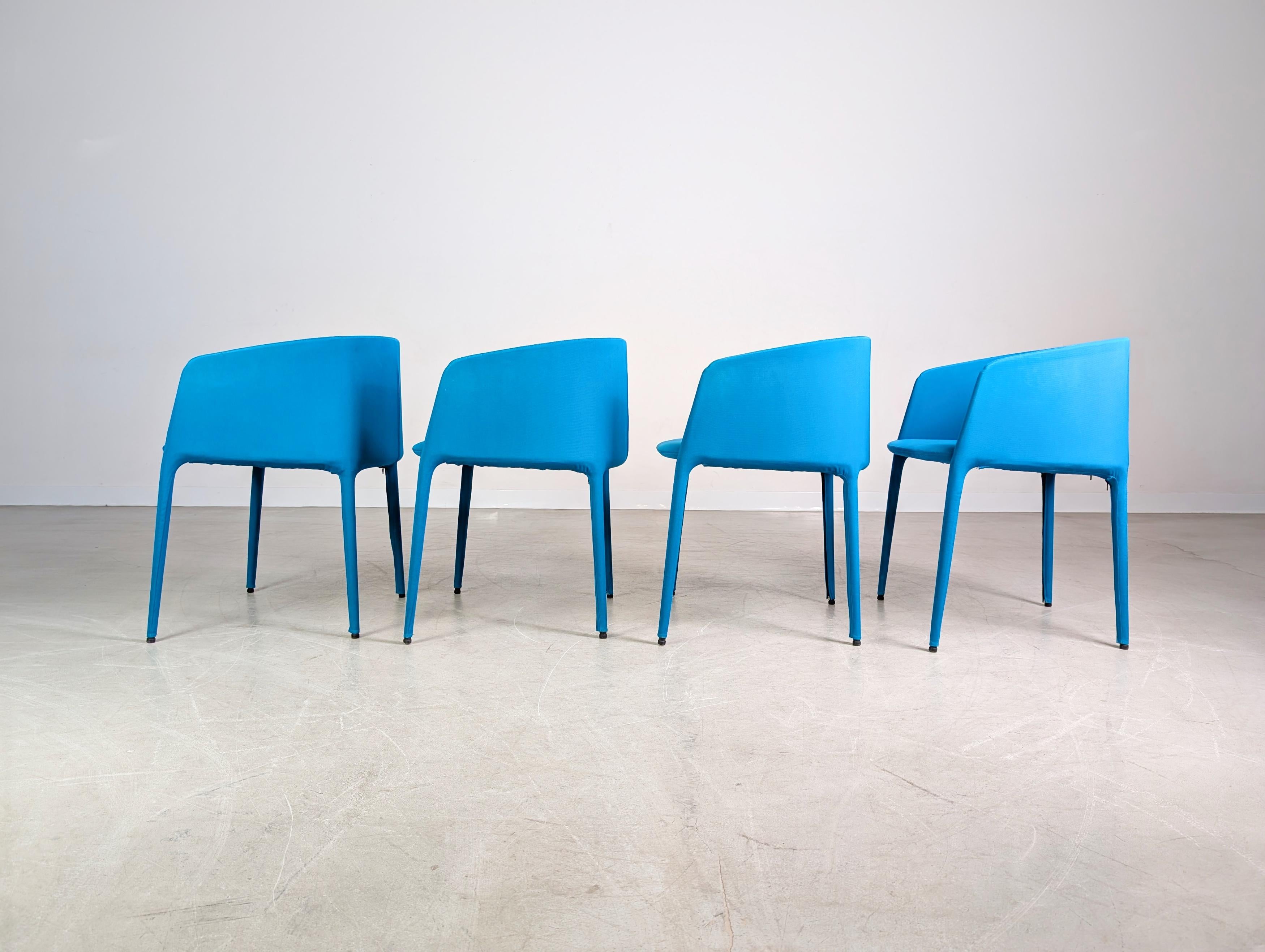 4er Set MDF Italia Achille Sillón Jean-Marie Massaud Design Stuhl Siglo XXI y contemporáneo en venta
