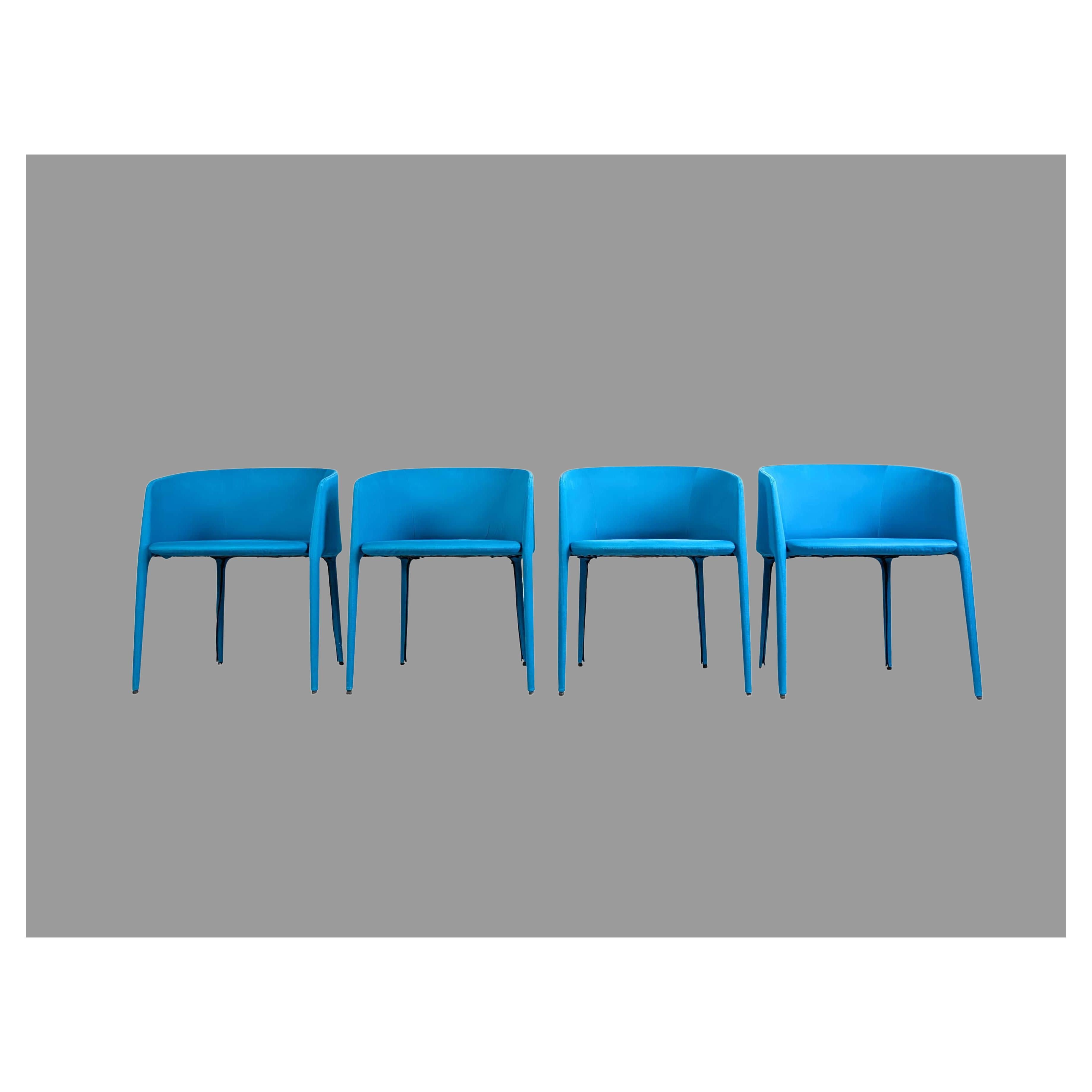 4er Set MDF Italia Achille Sillón Jean-Marie Massaud Design Stuhl en venta