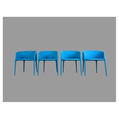 4er Set MDF Italia Achille Armchair Jean Marie Massaud Design Stuhl
