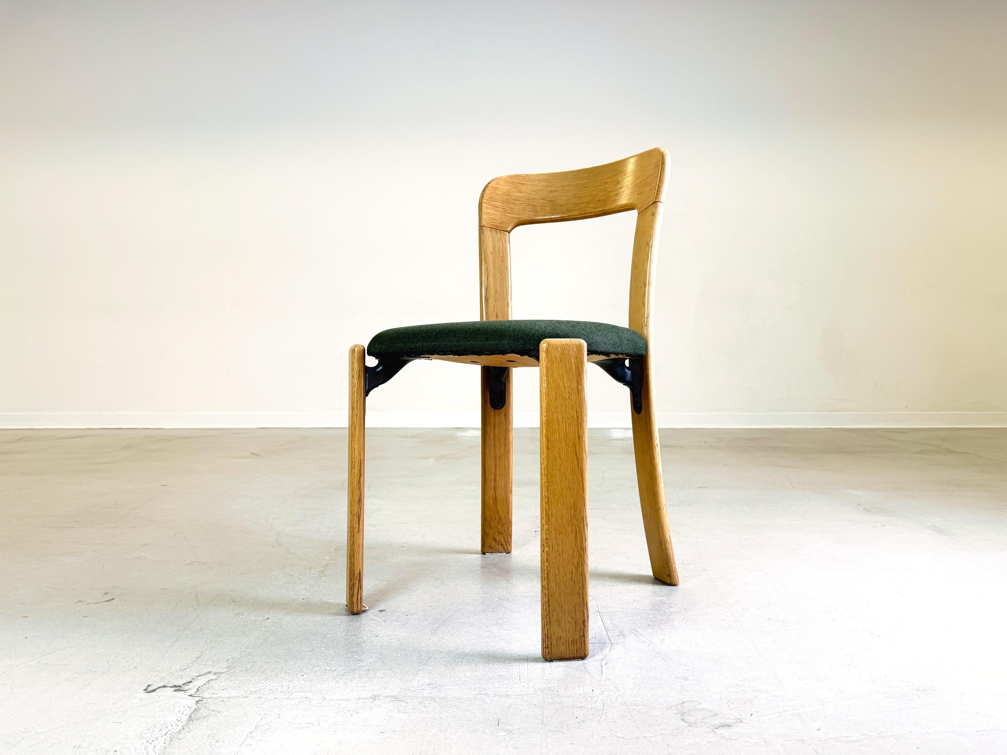 Beech 4er Set Mid Century chair Bruno Rey Dietiker HAY newly upholstered