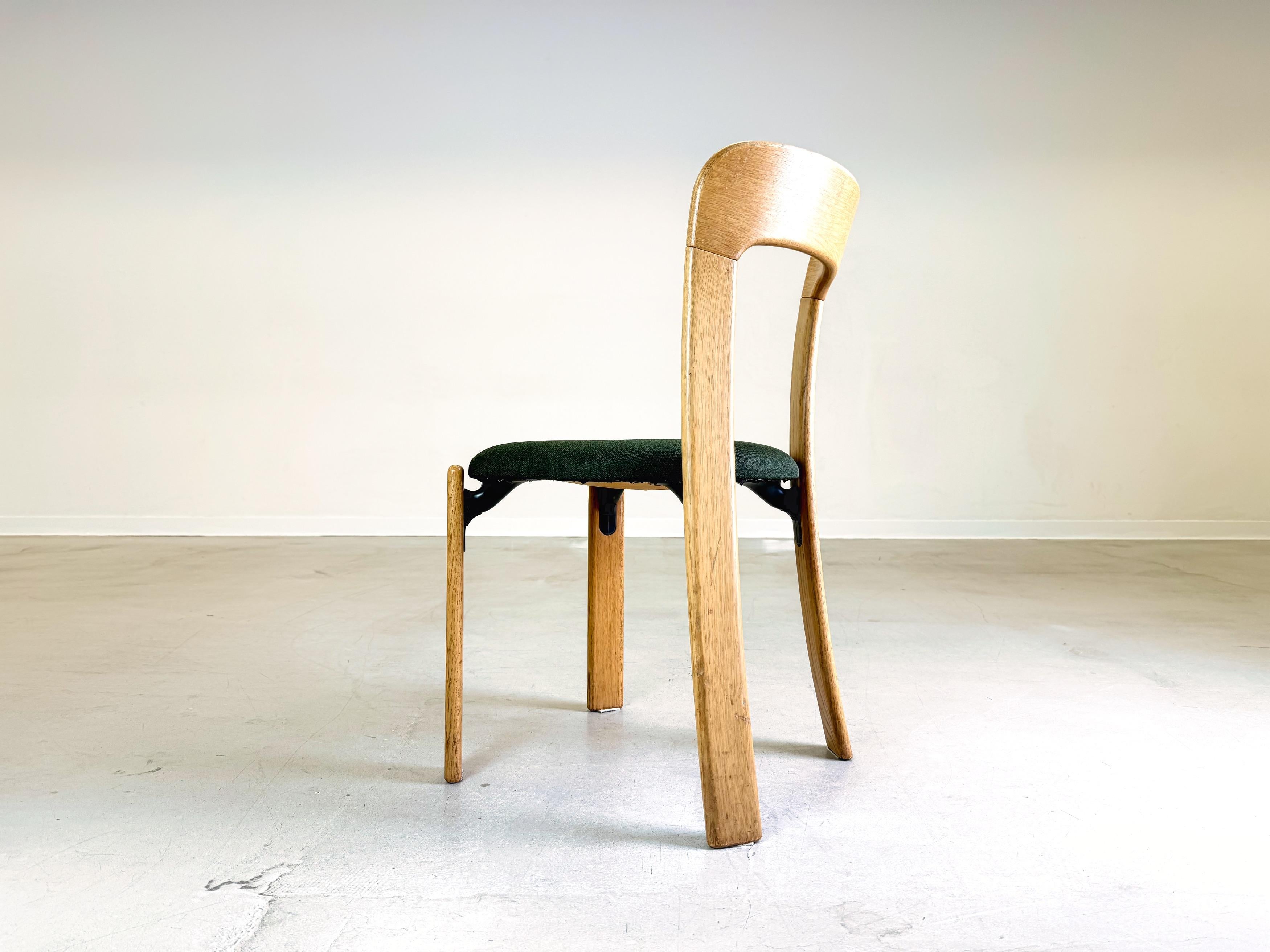 4er Set Mid Century chair Bruno Rey Dietiker HAY newly upholstered 1
