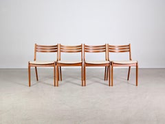 4er Set Midcentury Stuhl KS Møbler Teak danish design Vintage