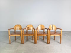 4er Set Original Rainer Daumiller Midcentury Stuhl Armlehnstühle