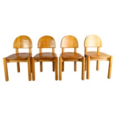 4er Set Rainer Daumiller Stühle Midcentury Stuhl Buche Vintage