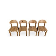 4er Set Rainer Daumiller Stühle Midcentury Stuhl Kiefer Vintage