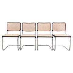 4er Set Thonet Freischwinger S32 V Breuer neues Wiener Geflecht