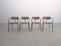 4er Set &Tradition Pavillon AV2 Stühle Frost Produkt Armlehnstuhl