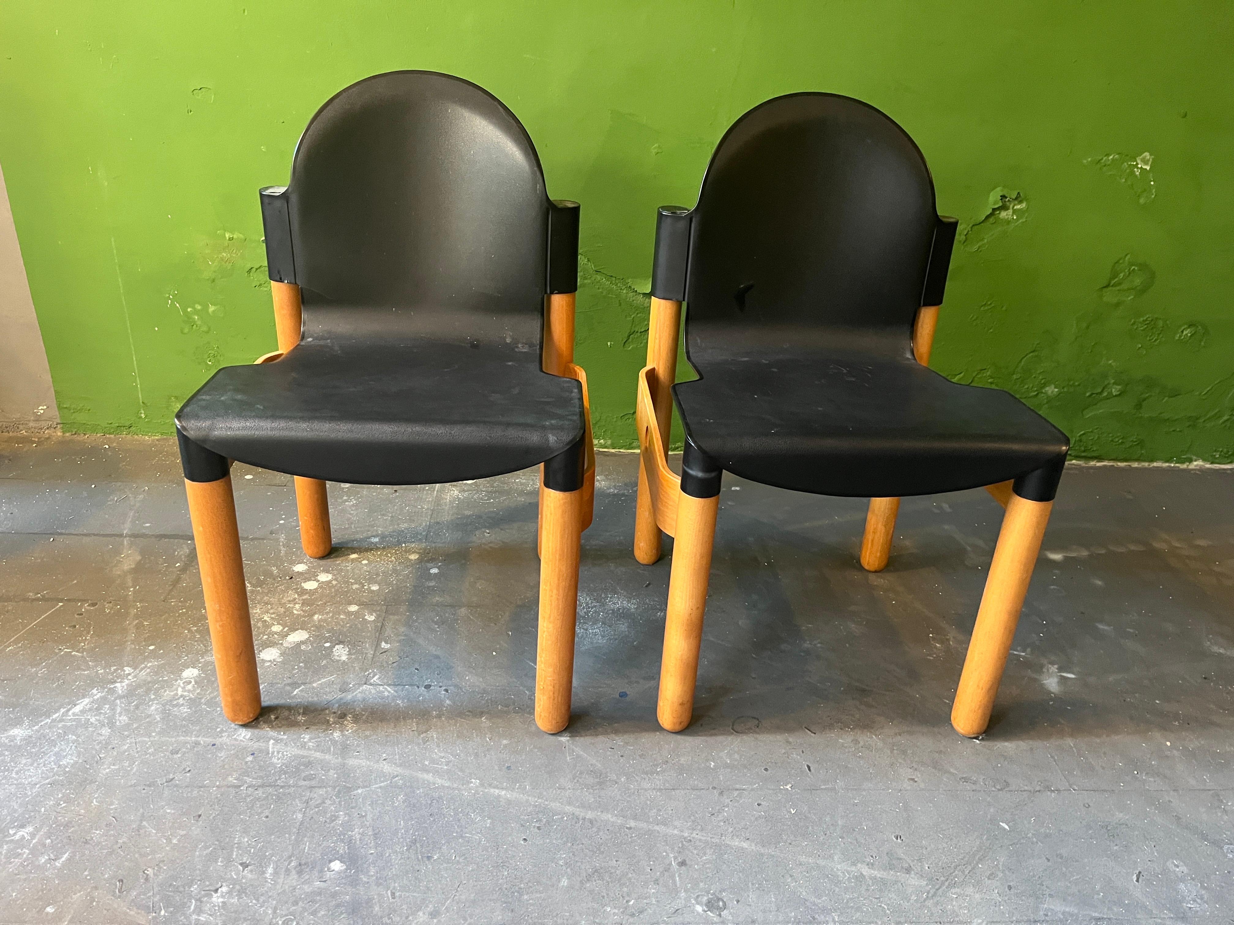 Mid-Century Modern 4Flex Chairs by Gerd Lange for Thonet For Sale