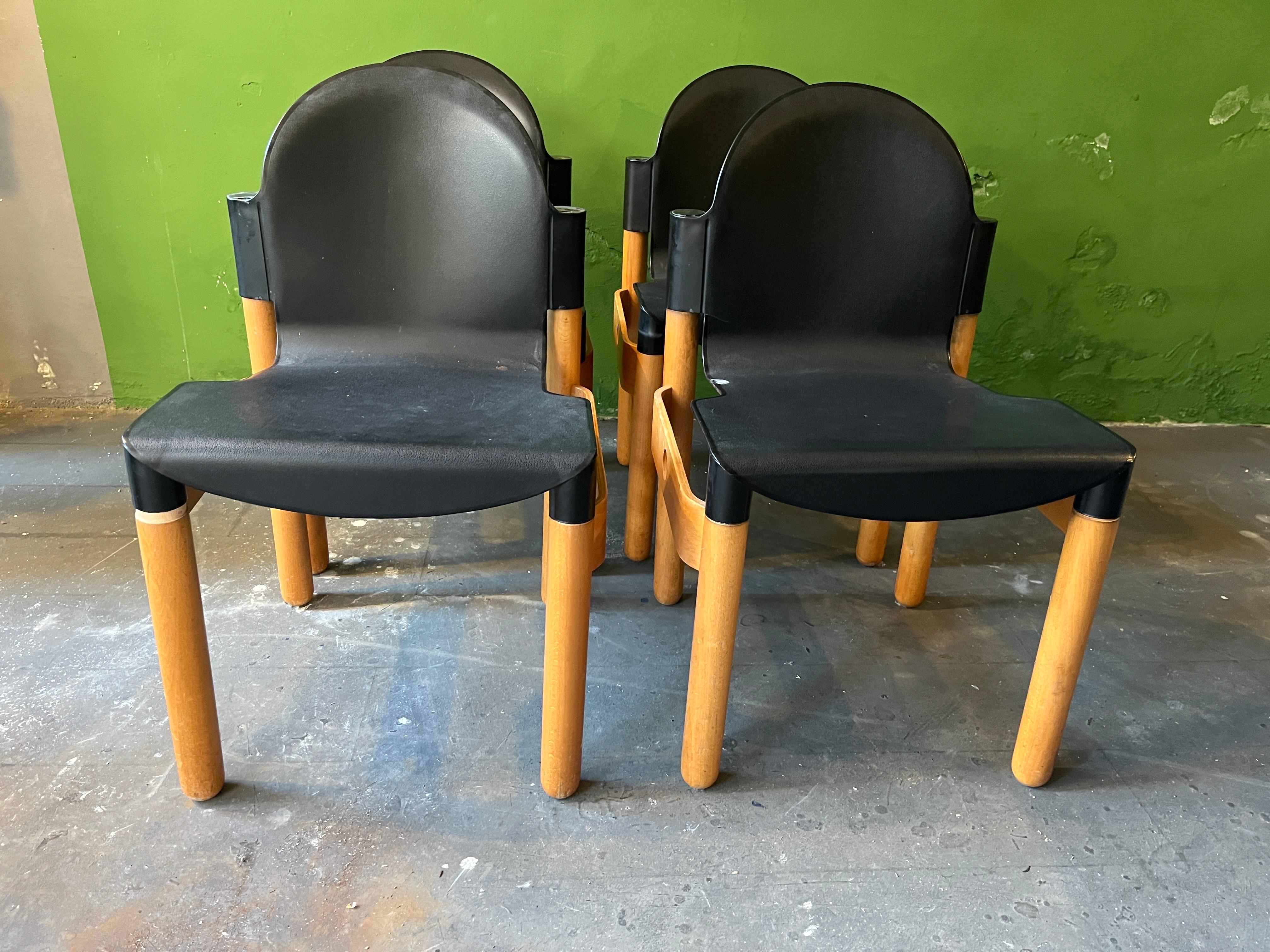 Plastic 4Flex Chairs by Gerd Lange for Thonet For Sale