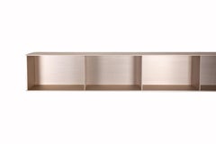 4g Wall-Mounted Shelf in Anodized Aluminum Plate by Jonathan Nesci