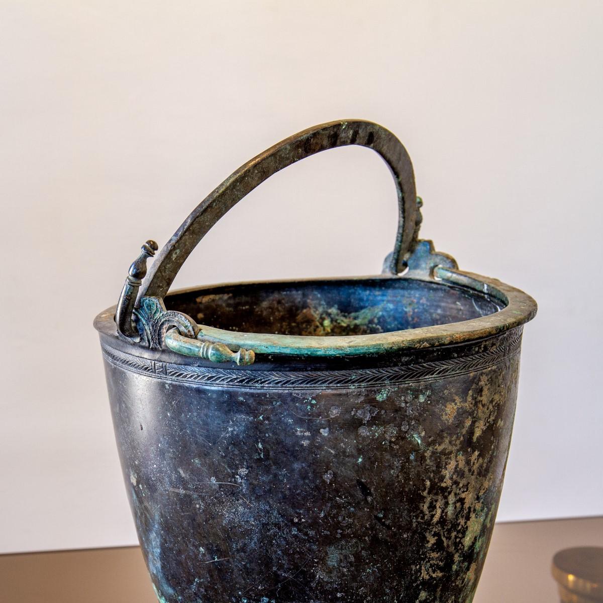 4th Century BC Classical Greek Bronze Bucket or Situla 1